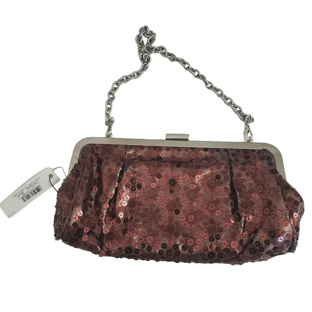 Unlisted | Pleats to Meet You Star Sequin Clutch Small Handbag